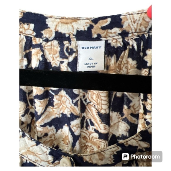 Old Navy women’s floral button front blouse size XL - Picture 3 of 4
